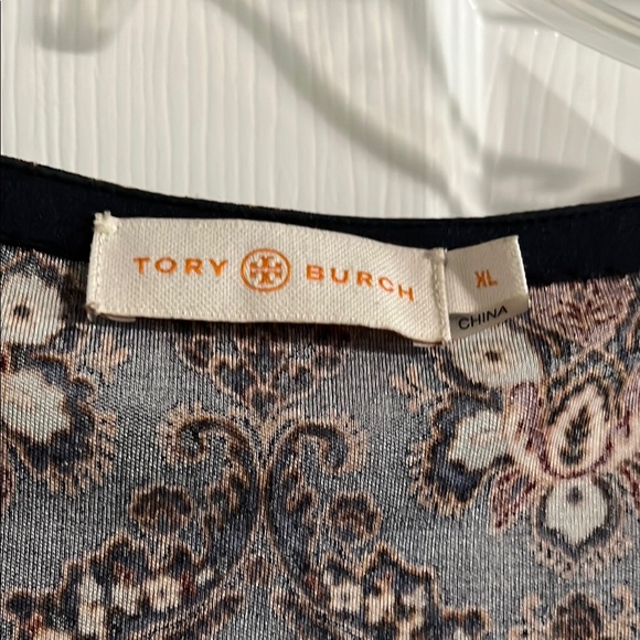 Tory Burch Silk, Patterned Tie Dress - Picture 5 of 6